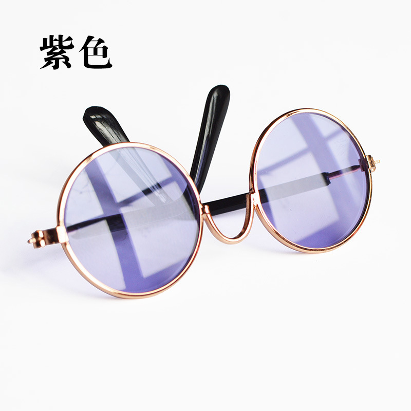 Gafas de gato gafas pequeñas gafas de sol de perro al por mayor pequeños accesorios para mascotas gafas joyas personalizadas para fotografía