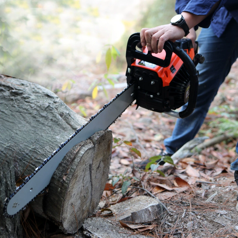 Цепная пила Jiehong, лесозаготовительная пила, бензиновая пила, мощная Бытовая цепная пила, удобная машина для резки деревьев, бензиновая пила