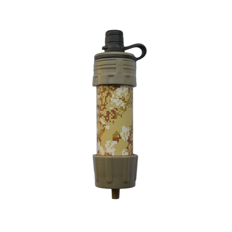 Paja de purificación de agua al aire libre caliente transfronteriza potable directa Bebida salvaje mini filtro portátil fábrica de paja de purificación de agua al aire libre