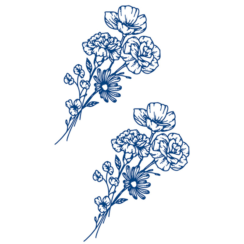 ジュースの紋章はネットの赤い紋章を貼って15日間の現物の卸売りの草本の植物の半永久の刺青のシールを持続します。