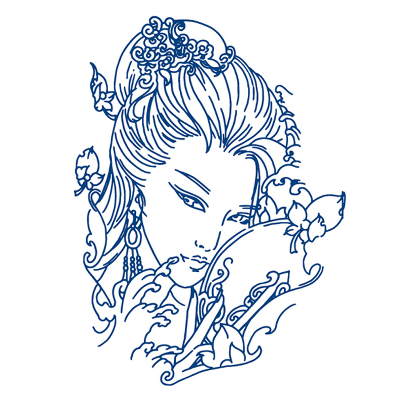 ジュースの紋章はネットの赤い紋章を貼って15日間の現物の卸売りの草本の植物の半永久の刺青のシールを持続します。