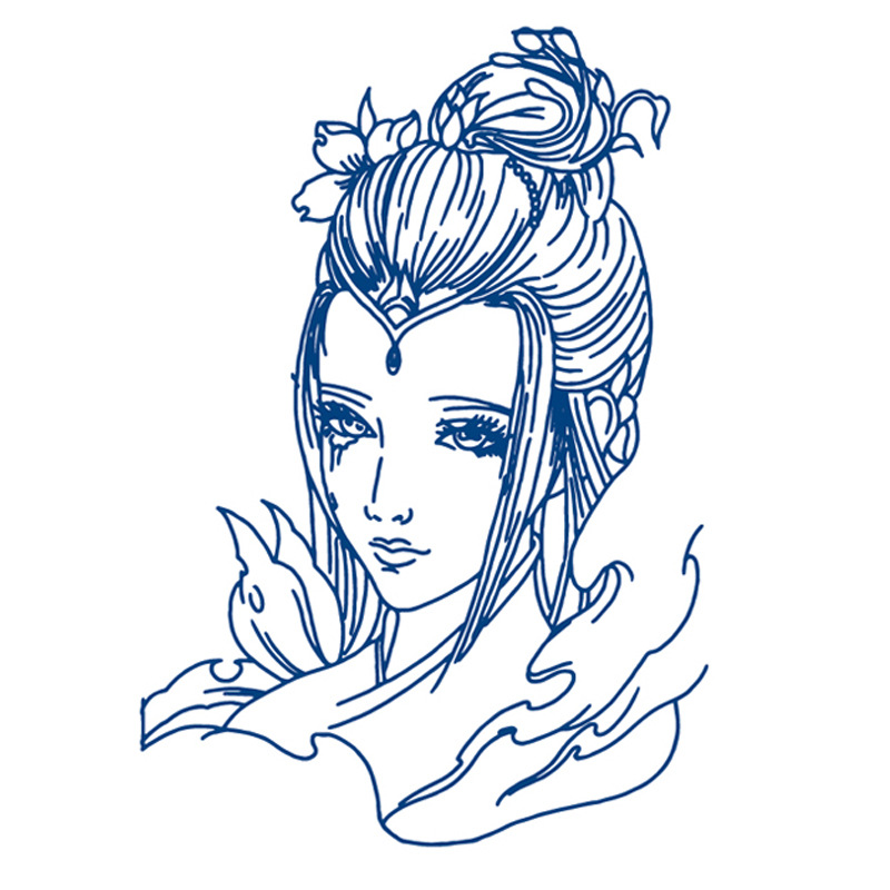 ジュースの紋章はネットの赤い紋章を貼って15日間の現物の卸売りの草本の植物の半永久の刺青のシールを持続します。