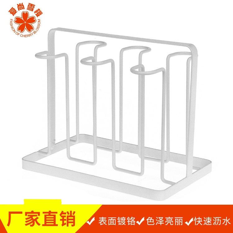 모래무늬 흰색 플랫라인 사각 컵홀더