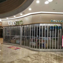 加厚铝合金侧拉门智能自动升降折叠门室内商铺推拉门静音厂家批发