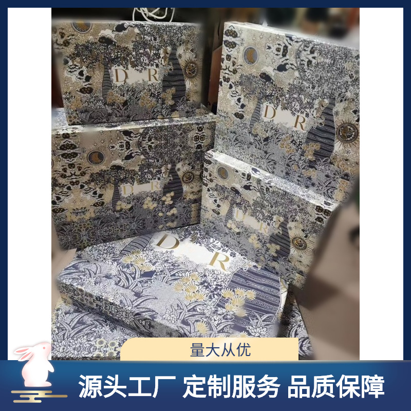 大牌专柜Di迪家森林树林烫金包包帽子衣服围巾高端礼品盒