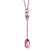 Small classic necklace, royal chain, spoon