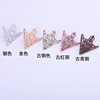 Retro triangle, fashionable accessory suitable for men and women, brooch, badge, European style