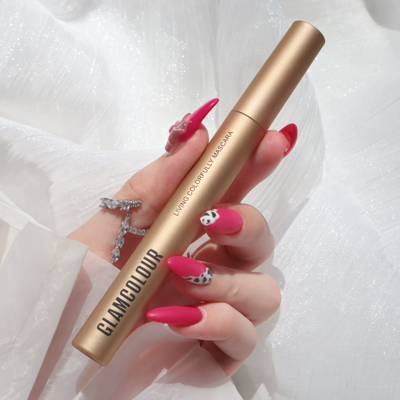 Magic lengthening curling dense waterproof mascara, for beginners, no smudge