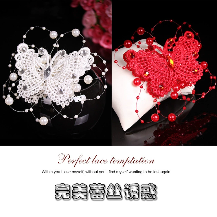 Фейковая/ Lace hairgrip...