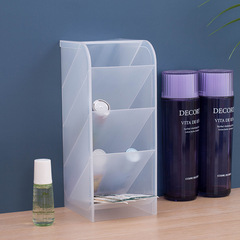 Slant pen holder desktop student stationery storage box large capacity multi-layer pen holder stationery transparent simple pen holder