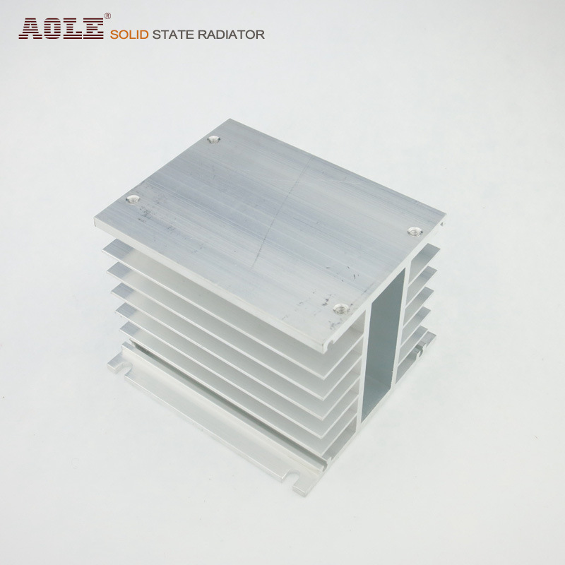 散热器AH-105W三相固态继电器专用铝制散热器SSR10-100a适用