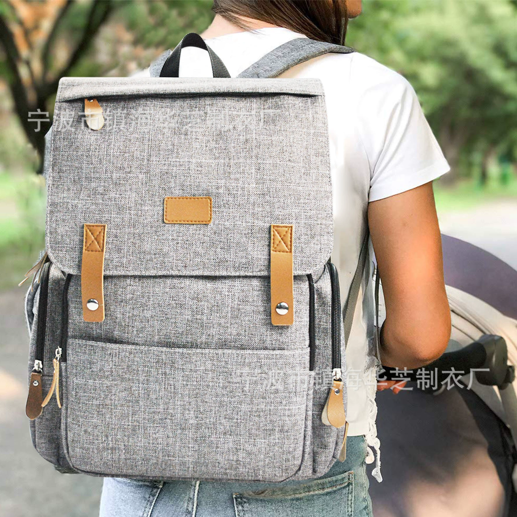 Рюкзак для мамы и ребенка 2021 Новая Модная Портативная плечевая сумка большой емкости на экспорт