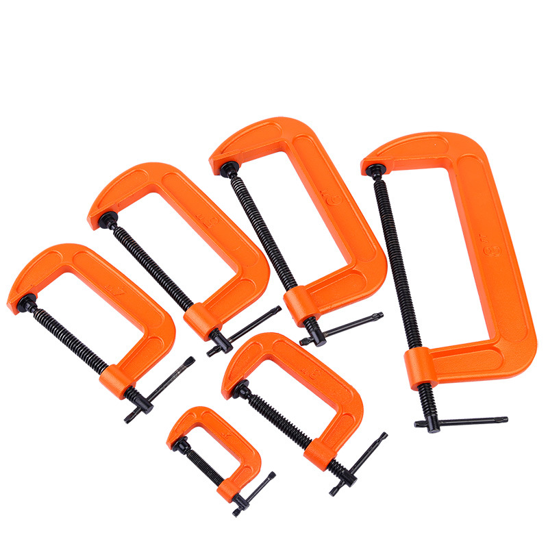 Factory ductile woodworking clamp manual thickening G-clip strong clamp G-clamp heavy woodworking clamp wholesale