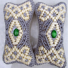 汽车车用 记忆棉 手编冰丝头枕 颈枕  靠枕 厂家直销一件大发