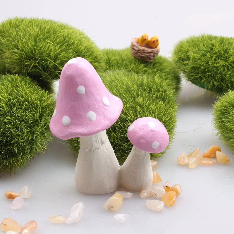 Ремесла из смолы украшения микро Ландшафтные аксессуары DIY реквизит психологический песчаный стол модель инструмента из песка двойной гриб