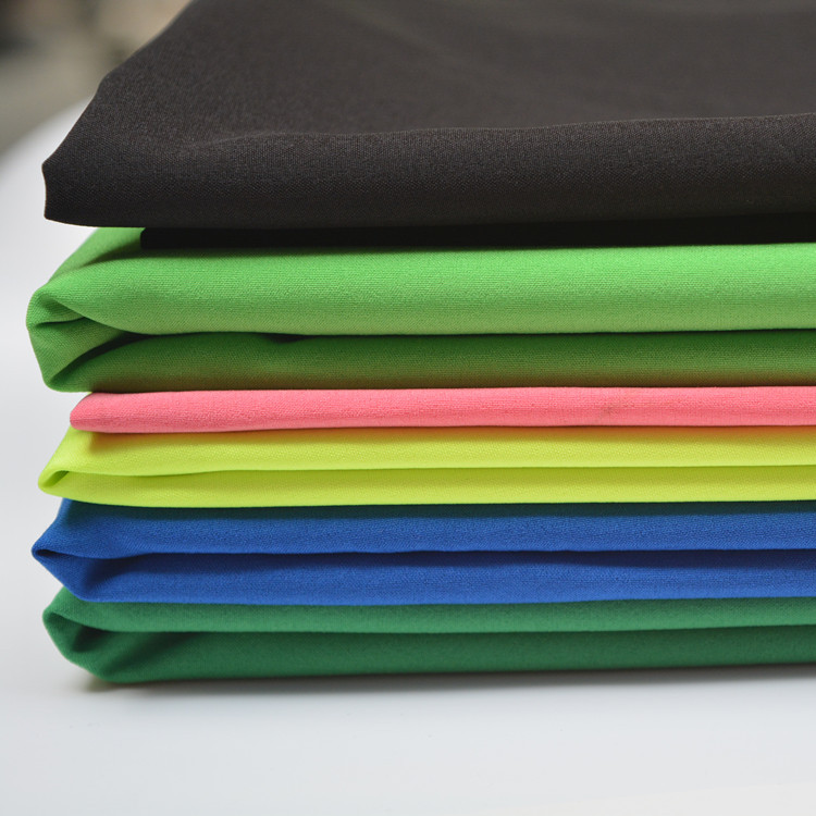厂家直销 75D平纹四面弹 女装连衣裙衬衫裤子小西装布料 多色现货