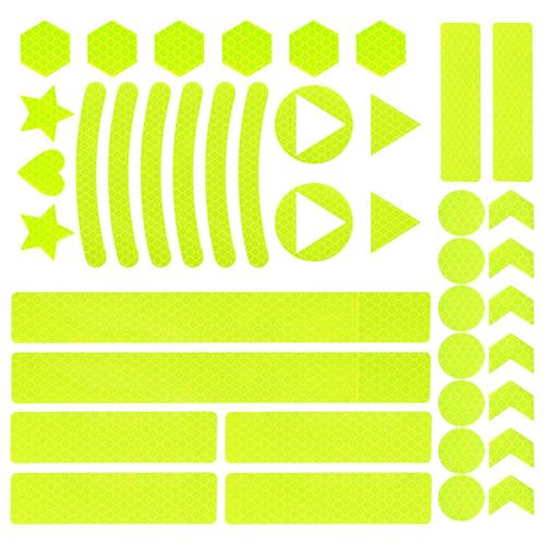 Recommend Amazon bicycle electric motorcycle latte art children's balance scooter luminous reflective decorative heart-shaped stickers