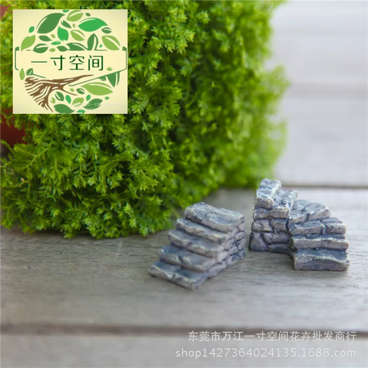 Каменная ступень Steps Polynuts лестница Starts Stairs Motor Micro Landscape Землеписец Resin Crafts Swing