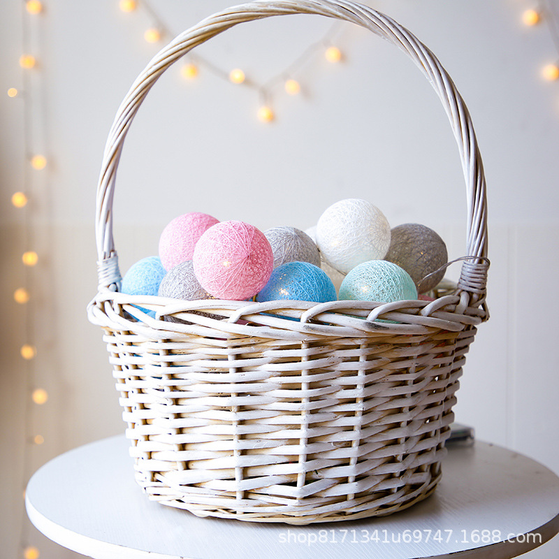 Cordón de algodón colorido lámpara de estrella LED lámpara de lámpara de lámpara del dormitorio red cumpleaños romántico decoración de Navidad