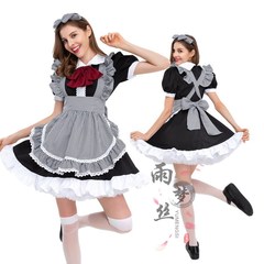 New Cosplay Japanese Anime Exhibition Costume Lolita Princess Maid Dress Cute Lolita Maid Servant Costume