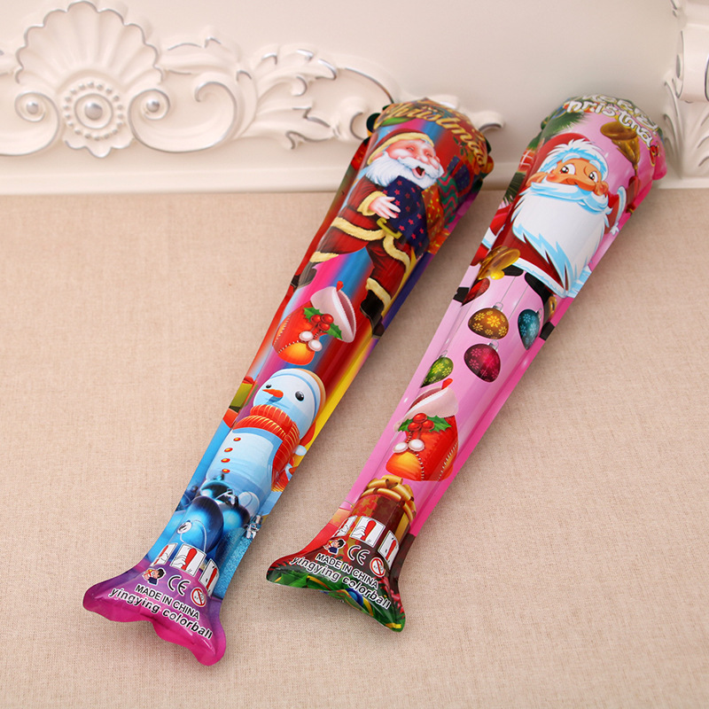 Decoración de Navidad suministros artículos de regalo de los niños balanceo palo inflable Navidad niños automático inflable