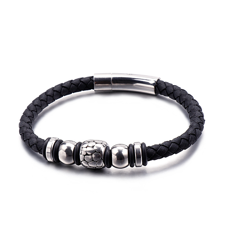 Trend creative woven bracelet stainless steel