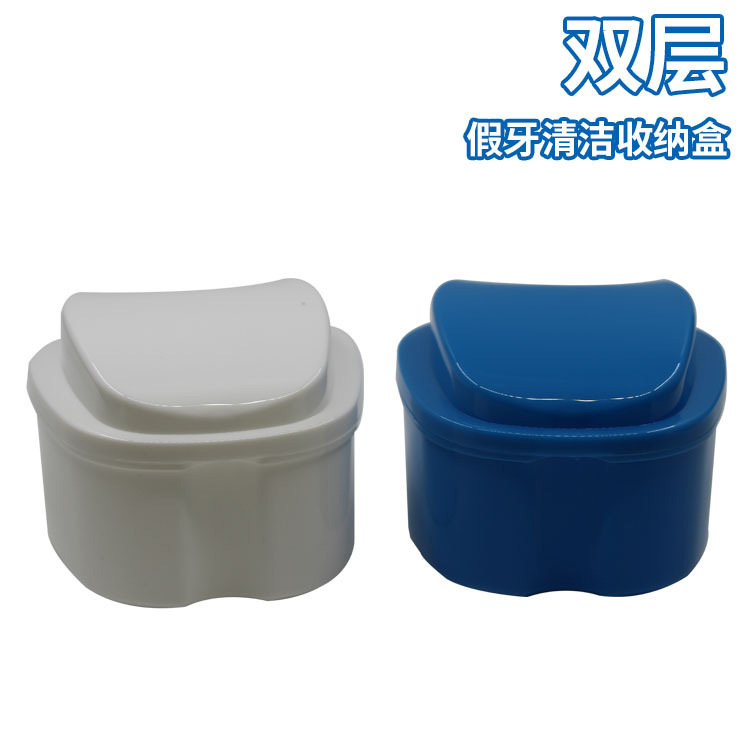 Caja de dentadura dental titular caja de almacenamiento de dientes caja modelo dentadura caja de aparatos de ortodoncia caja de almacenamiento caja de dientes de Apple