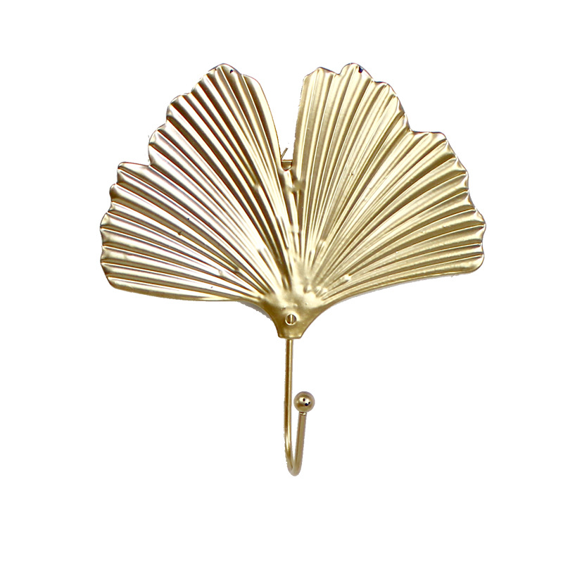 Luz de lujo nórdico hierro gancho hogar pasillo pared colgante abrigo gancho clave gancho creativo pared decoración colgante