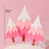 Pink pink-rounded tree 3-piece set (retail 2.4)
