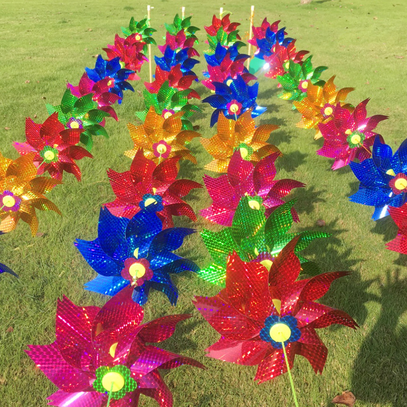 Travel cartoon plastic windmill toy for kindergarten