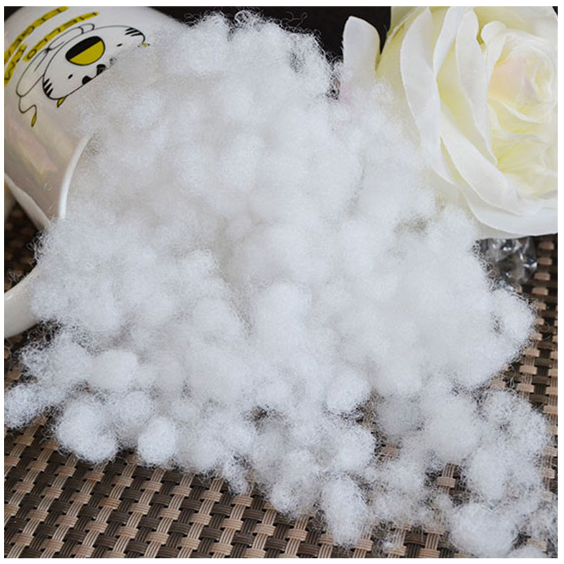 厂家直销 特级珍珠棉PP棉枕芯丝棉 球棉 填充棉 玩偶公仔棉填充物