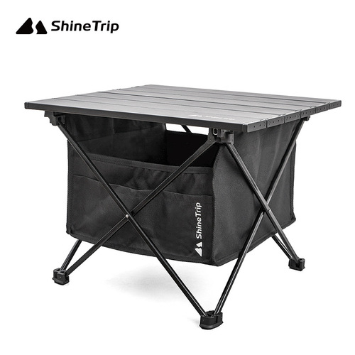 Shanqu Outdoor Camping Folding Table Storage Bag Portable Exquisite Self-Driving Picnic Table Stall BBQ Table Korea