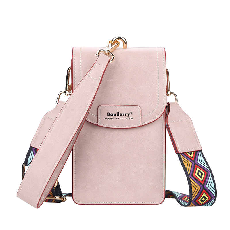 La nueva billetera de mujer de baellerry, la versión coreana de la moda, está llena de bolsos de teléfonos móviles de alta gama con botones de succión de gran capacidad.