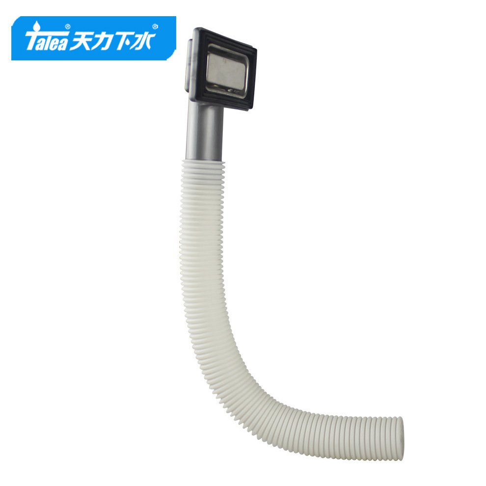 天力厨房手工水槽侧向方形溢水头带钢片 洗菜盆溢水口溢水孔QY025
