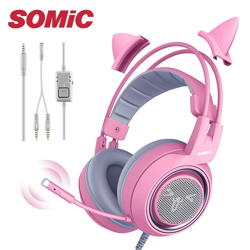 Somic, headphones, fuchsia laptop, Amazon, G951