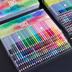 210-Color Water-Soluble Colored Pencils 120/150-Color Hand-Painted Colored Pencil Set for Students Art Painting Kit Pencil Wholesale