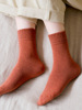 Fleece winter keep warm demi-season Japanese knee socks, long towel, increased thickness, mid-length