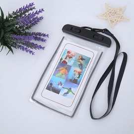 厂家可定荧光条手机防水袋户外漂流游乐园夜光广告防水套腰包现货