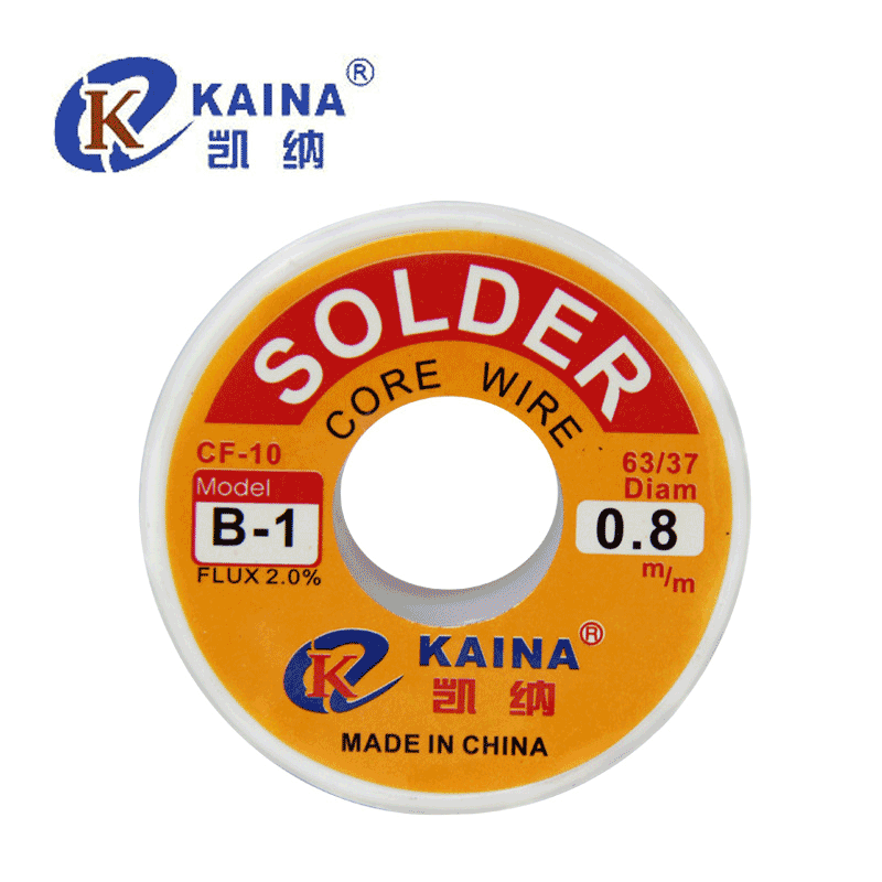 凯纳焊锡丝 免洗焊锡丝有铅锡线 各种线径可选 B-1 焊线100g