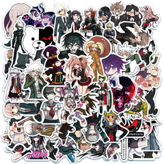 50 Game Anime Danganronpa Electric Vehicle Phone Case Scooter Luggage Laptop Stickers