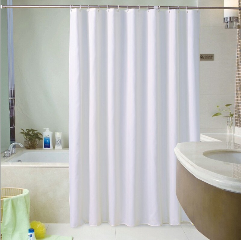 Manufacturer Shower Curtain Cross-Border White Thickened Plain Polyester Shower Curtain Cloth Hotel Hotel Waterproof Bathroom Curtain Hanging Curtain Wholesale Manufacturer Shower Curtain Cross-Border White Thickened Plain Polyester Shower Curtain Cloth Hotel Hotel Waterproof Bathroom Curtain Hanging Curtain Wholesale