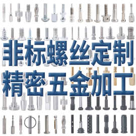 非标定制螺丝钉螺丝定制精密五金加工不锈钢碳钢铝合金螺栓工厂