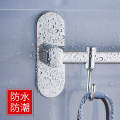 Manufacturer stainless steel towel rack bathroom wall-mounted nail-free storage bathroom hanger single pole punch-free towel bar