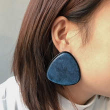 欧美气质简约夸张耳坠 中古圆形流苏耳环摆地摊夜市爆款耳饰批发