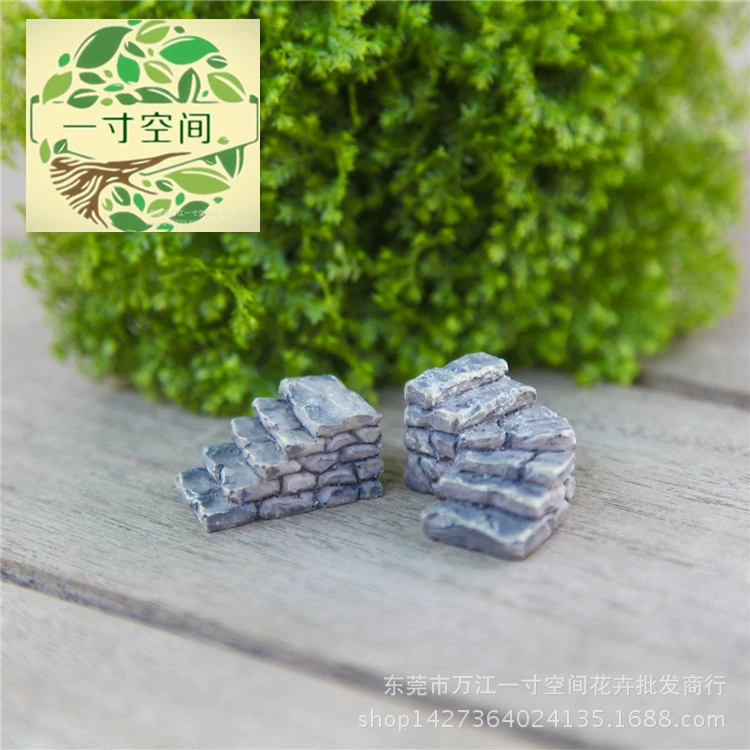 Каменная ступень Steps Polynuts лестница Starts Stairs Motor Micro Landscape Землеписец Resin Crafts Swing