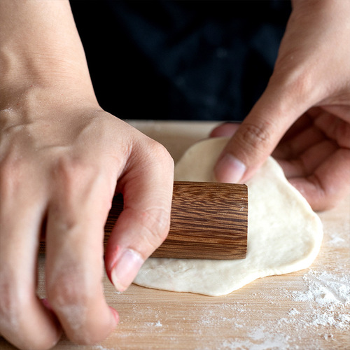 Wooden rolling pin kitchen baking tool chicken wing wood mini rolling pin dumpling skin no paint no wax rolling long stick
