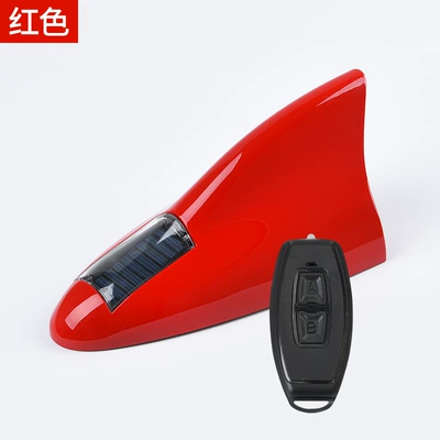 Warning Light Roof Tail Wing – vehicle antenna - red