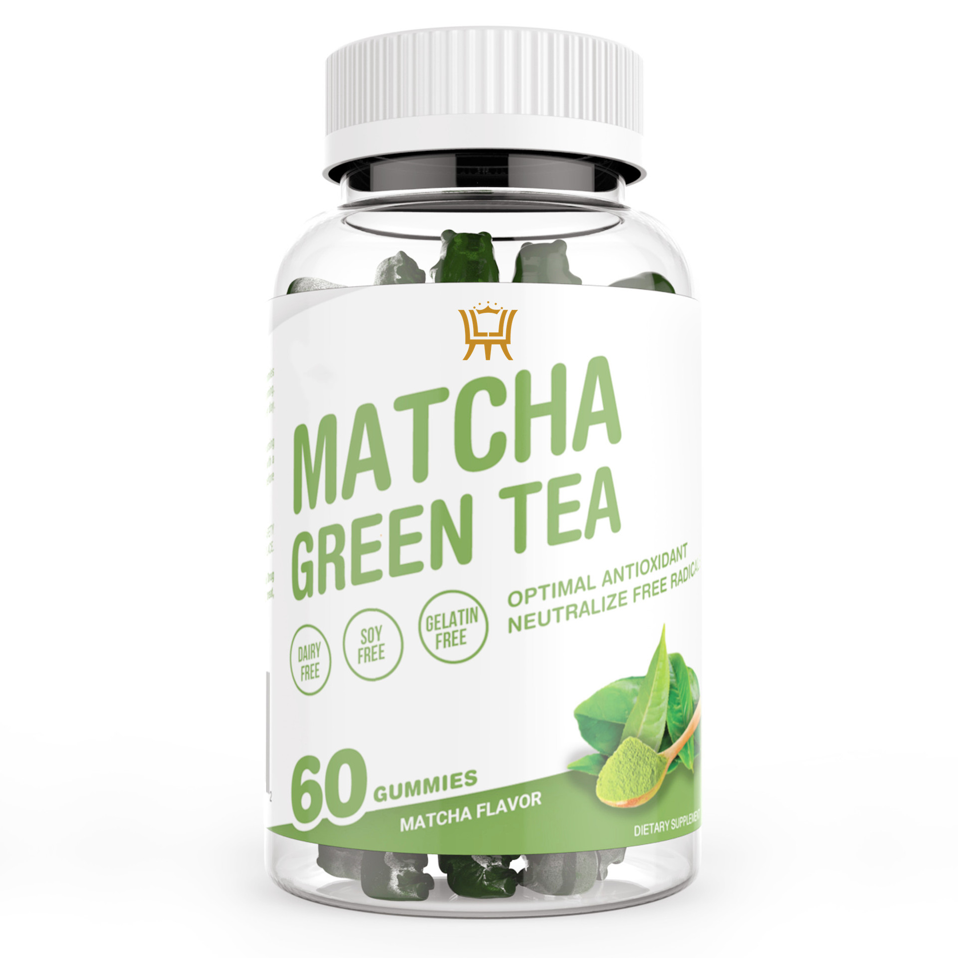 Matcha Green Tea Flavored Gummy Matcha gummies Cross-border Supply of in stock Gummy