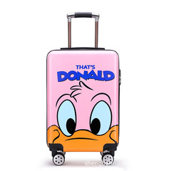 2022新款兒童拉杆箱20寸大容量萬向輪行李箱可愛卡通旅行箱印logo