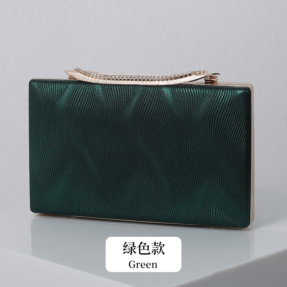 2023 nuevo bolso de noche transfronterizo bolso de banquete bolso de hombro de moda bolso de noche de mano vestido de todo fósforo pequeño bolso cuadrado